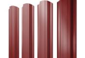 Штакетник Прямоугольный фигурный 0,5 Rooftop Бархат RAL 3011 коричнево-красный – Купить оптом и в розницу