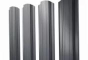 Штакетник Прямоугольный фигурный 0,5 Satin RAL 7024 мокрый асфальт – Купить оптом и в розницу