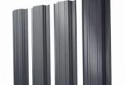 Штакетник Прямоугольный с прямым резом 0,45 Drap TwinColor RAL 7024 мокрый асфальт – Купить оптом и в розницу