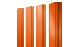 Штакетник Прямоугольный с прямым резом 0,45 PE RAL 2004 оранжевый. Цена: 144 руб. Артикул: 38920