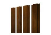 Штакетник Прямоугольный с прямым резом 0,45 Print-Double Premium Golden Wood – Купить оптом и в розницу