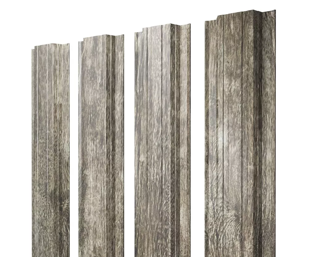 Штакетник Прямоугольный с прямым резом 0,45 Print Elite Nordic Wood TwinColor купить в санкт-петербурге