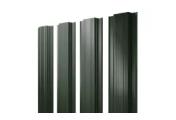 Штакетник Прямоугольный с прямым резом 0,5 GreenCoat Pural BT RR 11 темно-зеленый (RAL 6020 хромовая зелень) – Купить оптом и в розницу