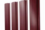 Штакетник Прямоугольный с прямым резом 0,5 Satin Matt RAL 3005 красное вино – Купить оптом и в розницу