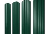 Штакетник Twin фигурный 0,4 PE-Double RAL 6005 зеленый мох – Купить оптом и в розницу