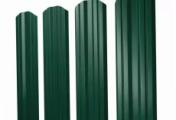 Штакетник Twin фигурный 0,4 PE-Double RAL 6005 зеленый мох – Купить оптом и в розницу