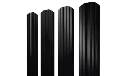 Штакетник Twin фигурный 0,45 Drap TR RAL 9005 черный. Цена: 112 руб. Артикул: 45740