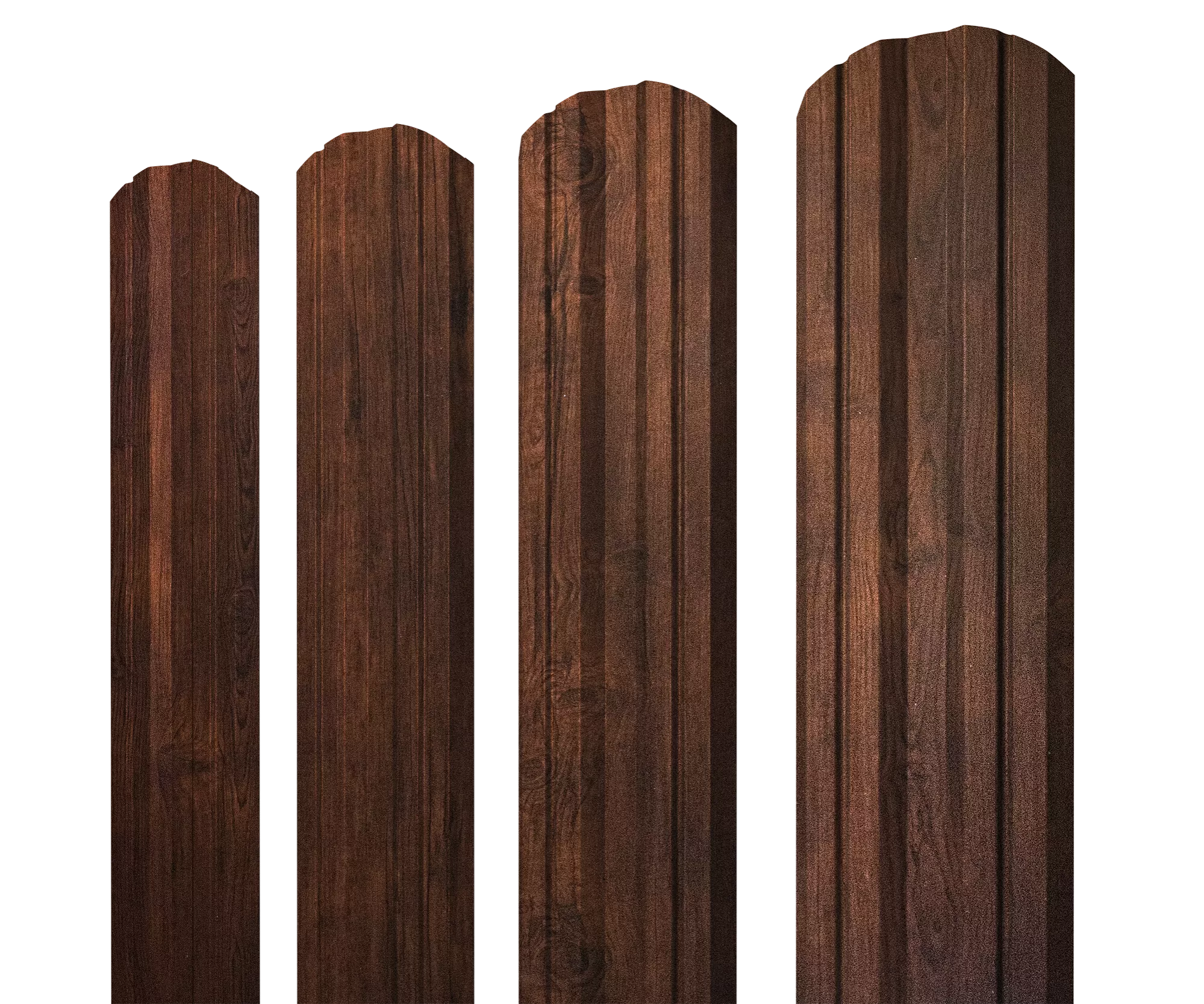 Штакетник Twin фигурный 0,45 Print-Double Premium Cherry Wood Dark F купить в санкт-петербурге