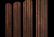 Штакетник Twin фигурный 0,45 Print-Double Premium Cherry Wood Dark F – Купить оптом и в розницу