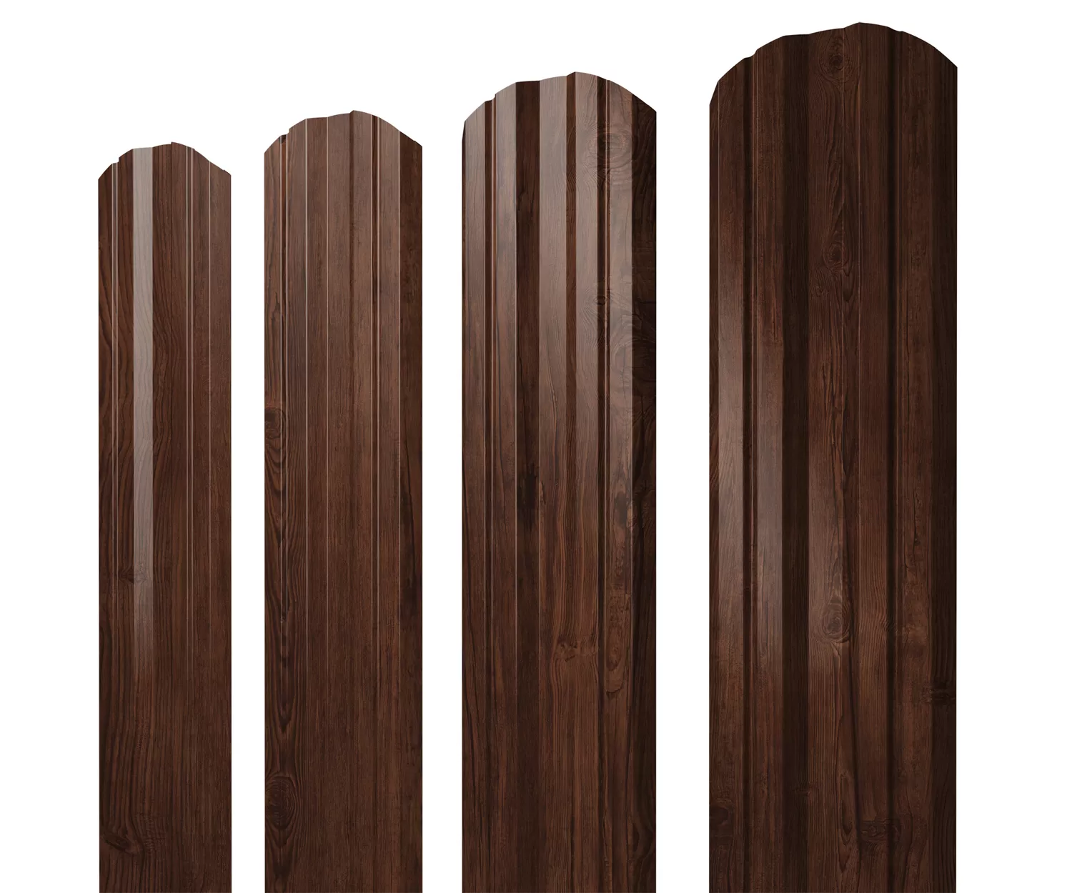 Штакетник Twin фигурный 0,45 Print Elite Cherry Wood TwinColor купить в санкт-петербурге