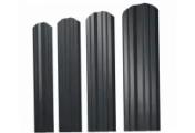 Штакетник Twin фигурный 0,5 GreenCoat Pural BT, matt RR2H3 (RAL 7016 антрацитово-серый) – Купить оптом и в розницу