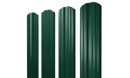 Штакетник Twin фигурный 0,5 PurLite Matt RAL 6005 зеленый мох. Артикул: 39284