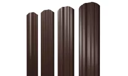 Штакетник Twin фигурный 0,5 Satin RAL 8017 шоколад. Цена: 111 руб. Артикул: 38135