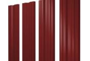 Штакетник Twin с прямым резом 0,45 PE RAL 3011 коричнево-красный – Купить оптом и в розницу
