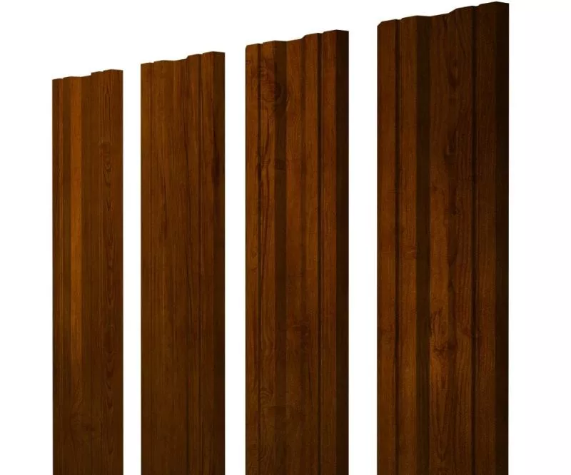 Штакетник Twin с прямым резом 0,45 Print-Double Premium Golden Wood Intense F купить в санкт-петербурге