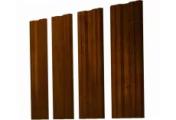 Штакетник Twin с прямым резом 0,45 Print-Double Premium Golden Wood Intense F – Купить оптом и в розницу