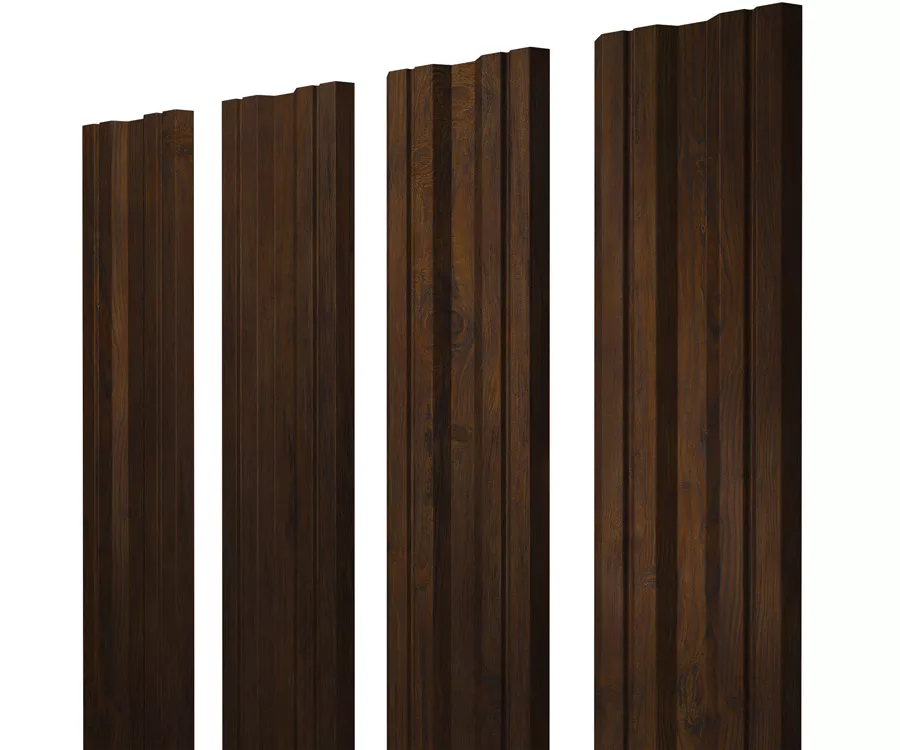 Штакетник Twin с прямым резом 0,45 Print Elite Chestnut Wood Twin с прямым резомColor купить в санкт-петербурге