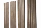 Штакетник Twin с прямым резом 0,45 Print Premium Almond Wood Fresh – Купить оптом и в розницу