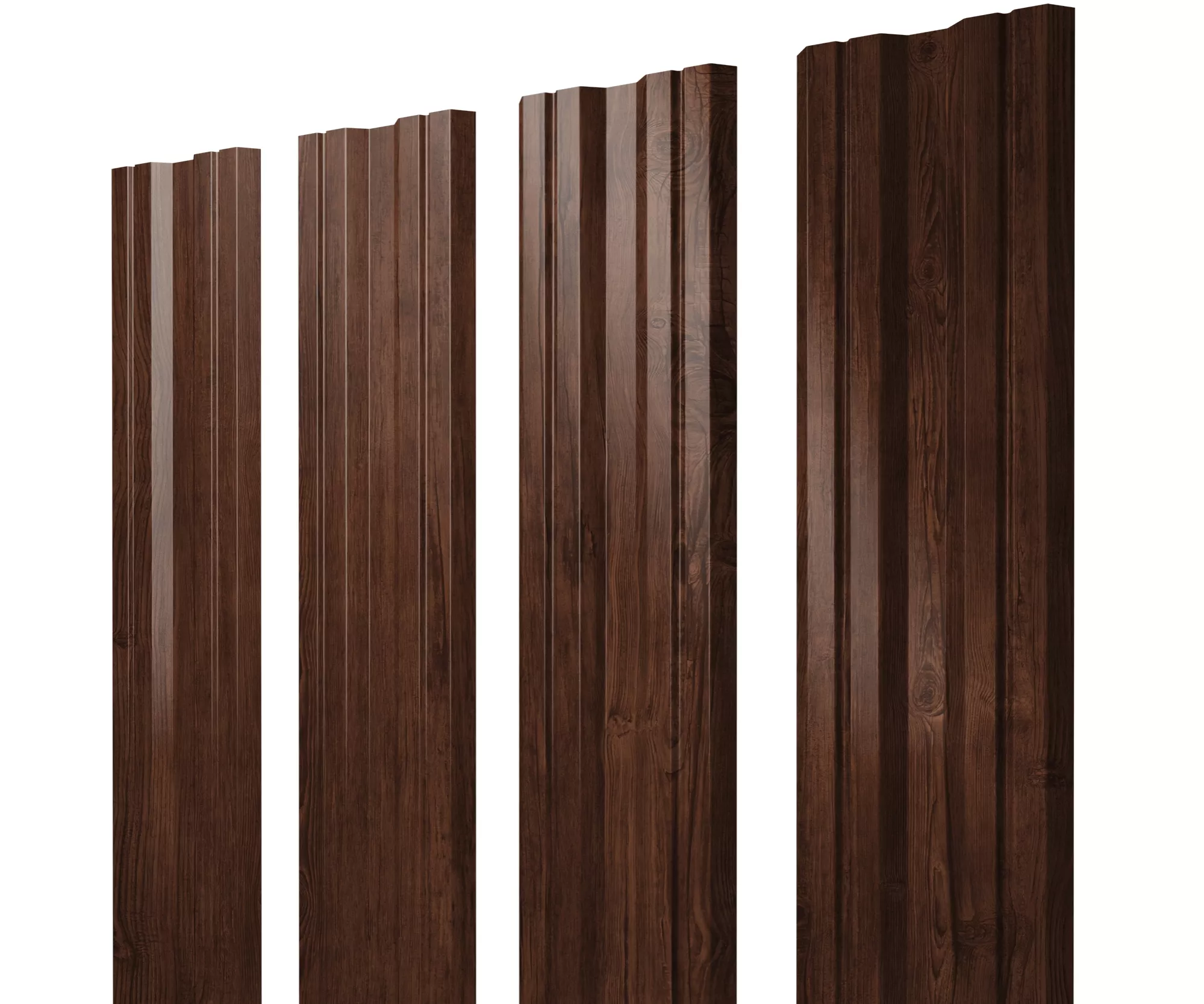 Штакетник Twin с прямым резом 0,45 Print Premium Cherry Wood купить в санкт-петербурге