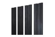 Штакетник Twin с прямым резом 0,45 Print Premium Grey Wood TwinColor – Купить оптом и в розницу