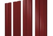 Штакетник Twin с прямым резом 0,5 Rooftop Бархат RAL 3011 коричнево-красный – Купить оптом и в розницу