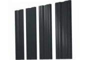 Штакетник Twin с прямым резом 0,5 Satin Matt TX RAL 7016 антрацитово-серый – Купить оптом и в розницу