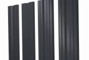 Штакетник Twin с прямым резом 0,5 Satin RAL 7024 мокрый асфальт – Купить оптом и в розницу