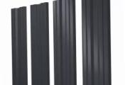 Штакетник Twin с прямым резом 0,5 Velur X RAL 7024 мокрый асфальт – Купить оптом и в розницу