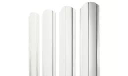 Штакетник Grand Line Slim Полукруглый фигурный 0,5 Satin RAL 9003 Сигнальный белый. Цена: 111 руб. Артикул: Slim_Fig_085