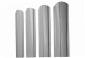Штакетник Grand Line Slim Полукруглый фигурный 0,5 Satin RAL 7004 Сигнальный серый – Купить оптом и в розницу