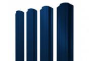 Штакетник Grand Line Прямоугольный фигурный 0,45 PE RAL 5005 Сигнальный синий – Купить оптом и в розницу