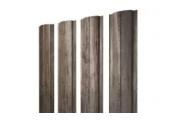 Штакетник Grand Line Slim Полукруглый 0,45 Print Premium РФ Silver Wood Серебряное дерево – Купить оптом и в розницу