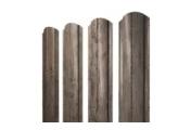Штакетник Grand Line Slim Полукруглый фигурный 0,45 Print Premium РФ Silver Wood Серебряное дерево – Купить оптом и в розницу