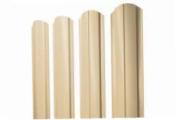 Штакетник Grand Line Slim Полукруглый фигурный 0,45 PE RAL 1014 Слоновая кость – Купить оптом и в розницу