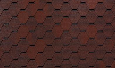 Гибкая черепица Tegola Top Shingle Смальто (Smalto) красный. Артикул: Tegola6