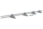 Снегозадержатель NEW трубчатый Grand Line RAL 7040 3м – Купить оптом и в розницу