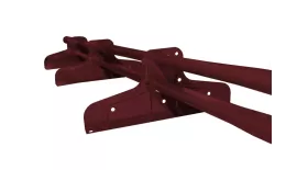 Снегозадержатель Стандарт Т4 d 40х20 RAL 3005 (1м). Цена: 1.831 руб. Артикул: 43599