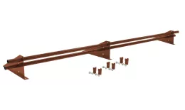 Снегозадержатель трубчатый для фальцевой кровли Optima RAL 8004 3м. Цена: 3.170 руб. Артикул: 44490