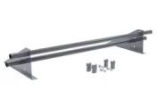 Снегозадержатель трубчатый для фальцевой кровли Optima RAL 9006 1м – Купить оптом и в розницу