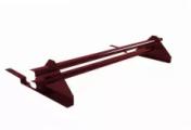 Снегозадержатель трубчатый для композитной черепицы RAL 3005 (1м) – Купить оптом и в розницу