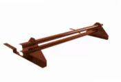 Снегозадержатель трубчатый для композитной черепицы RAL 8004 (1м) – Купить оптом и в розницу