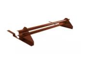Снегозадержатель трубчатый для композитной черепицы RAL 8004 (3м) – Купить оптом и в розницу