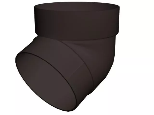 Колено трубы 67° ПВХ Grand Line Стандарт Коричневый купить в санкт-петербурге