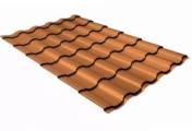 Металлочерепица GL Kredo 0.5 Quarzit Cuprum Steel медь – Купить оптом и в розницу