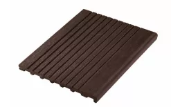 Ступень UnoDeck Scala полнотелая крупный вельвет, венге. Артикул: 49073