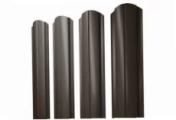 Штакетник Grand Line Slim Полукруглый фигурный 0,45 PE RR 32 Темно-коричневый – Купить оптом и в розницу