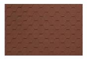 Гибкая черепица Tegola Nobile Tile Вест темно-красный – Купить оптом и в розницу