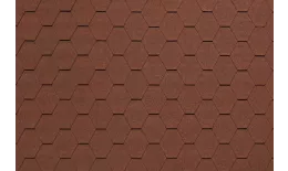 Гибкая черепица Tegola Nobile Tile Вест темно-красный. Артикул: TegolaV-red