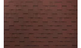 Гибкая черепица Tegola Nobile Tile Акцент темно-красный. Артикул: TegolaAk-red