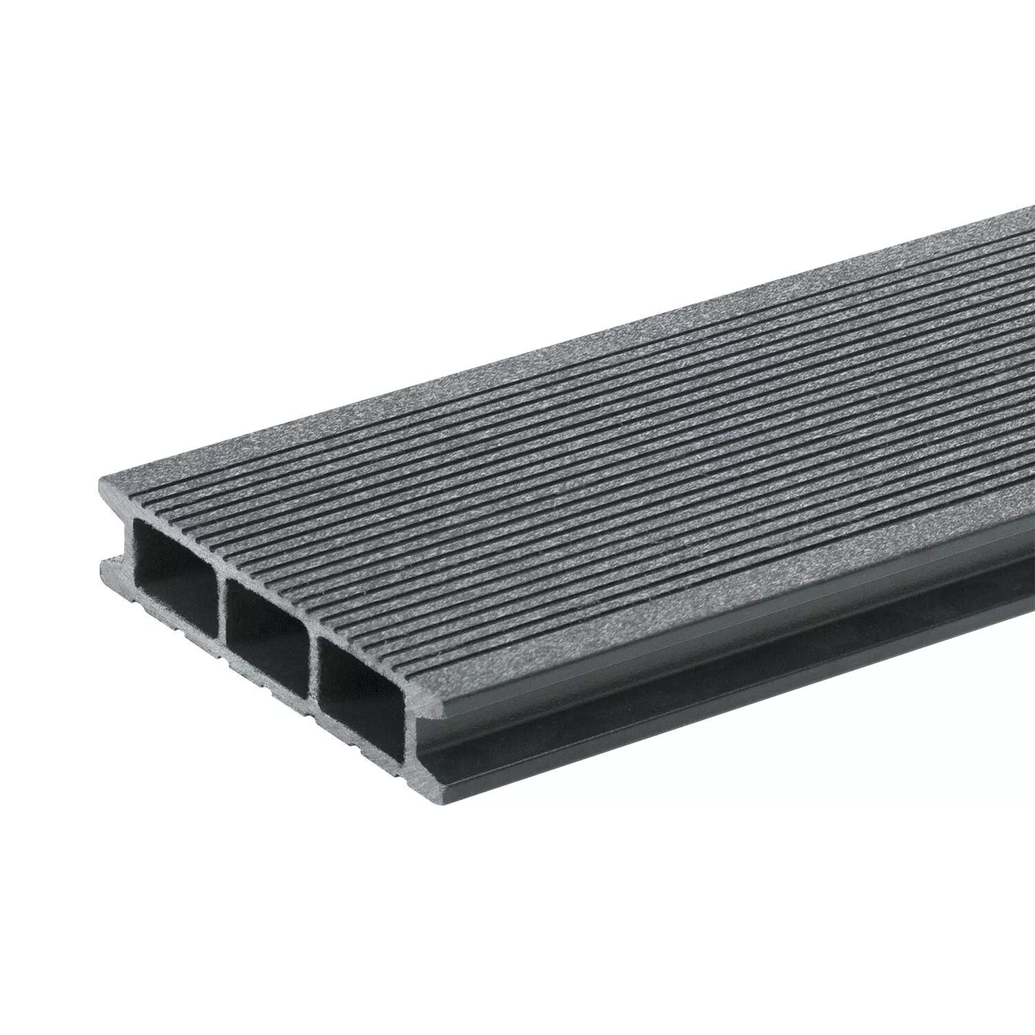 Террасная доска GRINDERDECO, ДПК, асфальт, шлифованный мелкий вельвет, 125х25х3000мм купить в санкт-петербурге